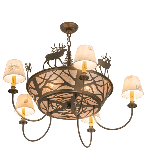  RUSTIC LODGE RUSTIC OR MOUNTIAN GREAT ROOM FABRIC ANIMALS MICA