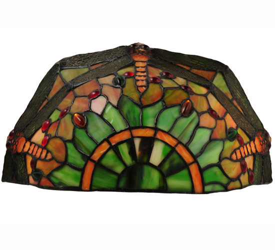  VICTORIAN TIFFANY REPRODUCTION OF ORIGINAL ART GLASS INSECTS