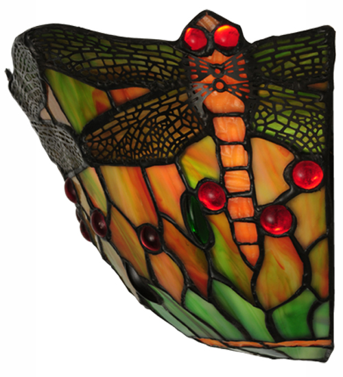  VICTORIAN TIFFANY REPRODUCTION OF ORIGINAL ART GLASS INSECTS