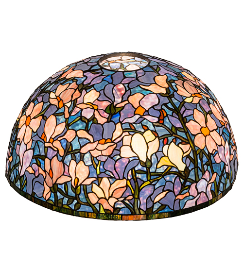  VICTORIAN TIFFANY REPRODUCTION OF ORIGINAL FLORAL ART GLASS