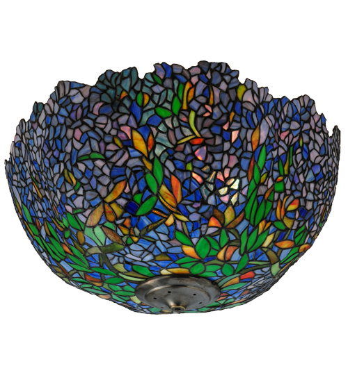  TIFFANY REPRODUCTION OF ORIGINAL FLORAL ART GLASS