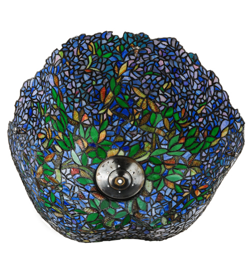  TIFFANY REPRODUCTION OF ORIGINAL FLORAL ART GLASS