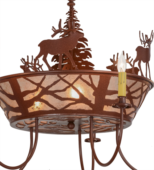  RUSTIC LODGE RUSTIC OR MOUNTIAN GREAT ROOM ANIMALS MICA