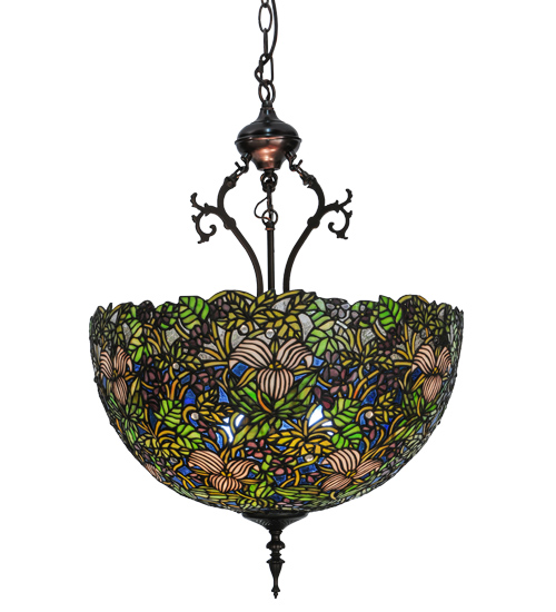  FLORAL ART GLASS NOUVEAU