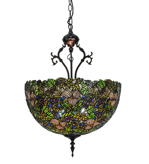  FLORAL ART GLASS NOUVEAU