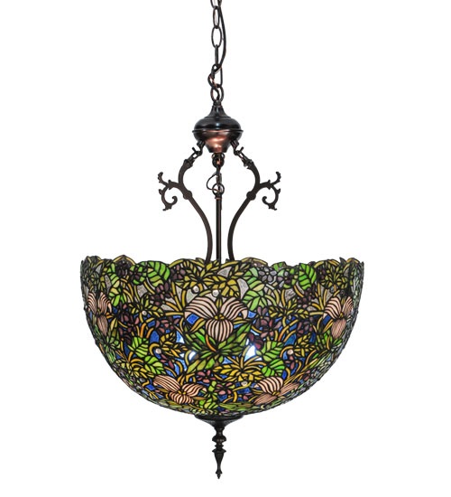  FLORAL ART GLASS NOUVEAU