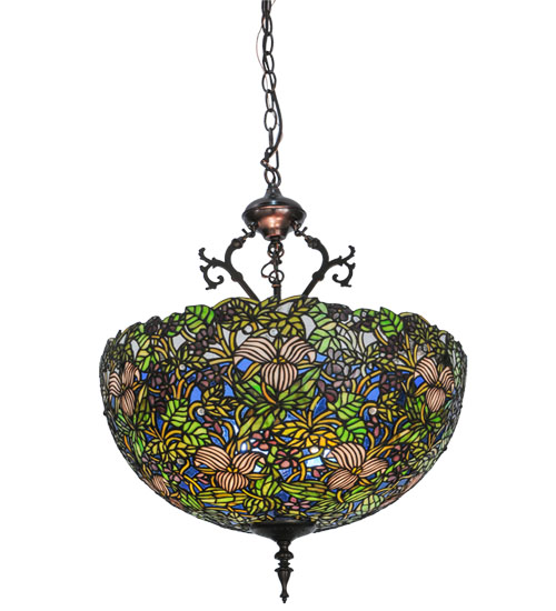  FLORAL ART GLASS NOUVEAU