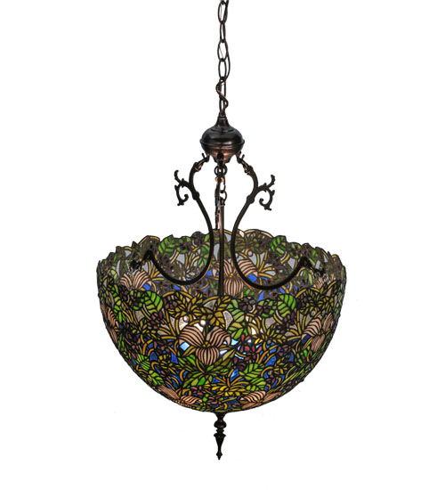  FLORAL ART GLASS NOUVEAU