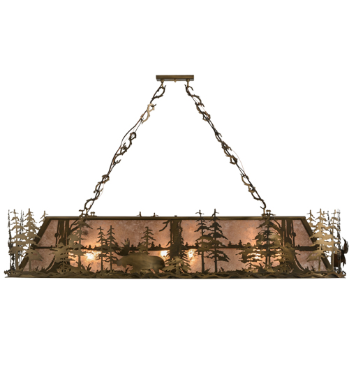  RUSTIC LODGE RUSTIC OR MOUNTIAN GREAT ROOM ANIMALS MICA