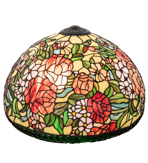  FLORAL ART GLASS