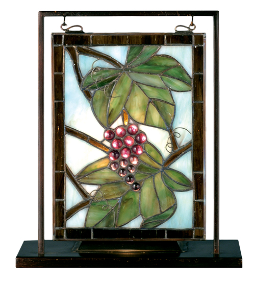  FLORAL ART GLASS