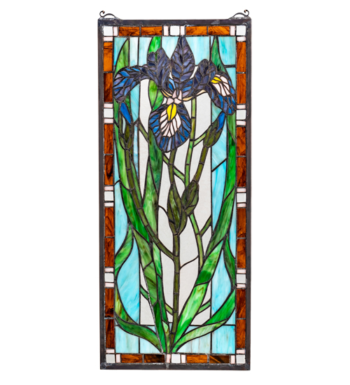  FLORAL ART GLASS NOUVEAU