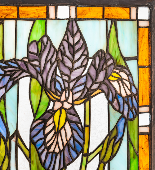  FLORAL ART GLASS NOUVEAU