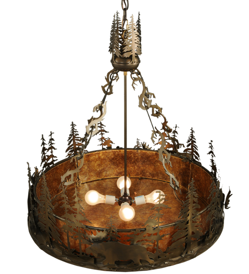  RUSTIC LODGE RUSTIC OR MOUNTIAN GREAT ROOM ANIMALS MICA