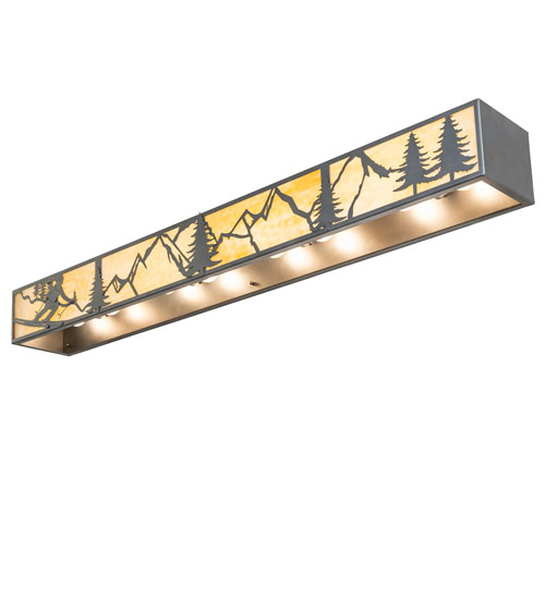  RUSTIC LODGE RUSTIC OR MOUNTIAN GREAT ROOM ART GLASS RECREATION