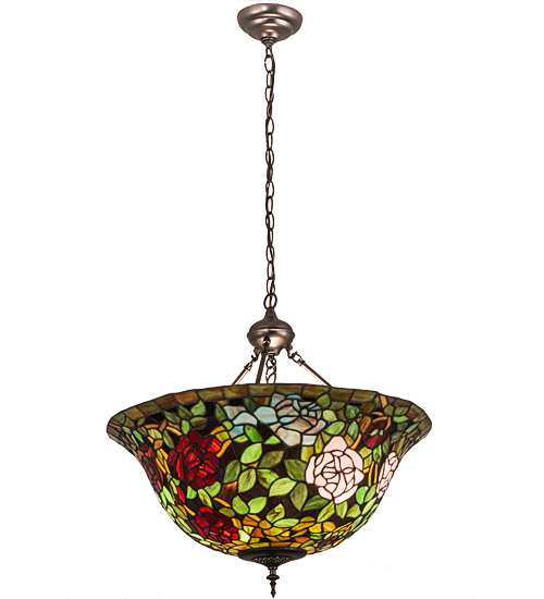  VICTORIAN TIFFANY REPRODUCTION OF ORIGINAL FLORAL ART GLASS