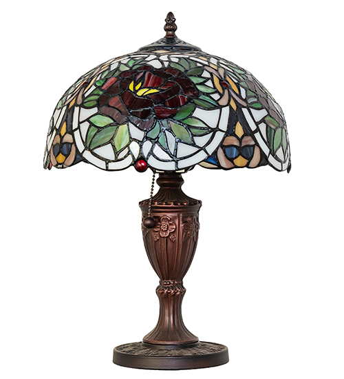  FLORAL ART GLASS NOUVEAU