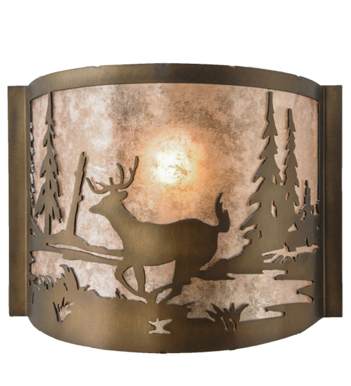  RUSTIC LODGE RUSTIC OR MOUNTIAN GREAT ROOM ANIMALS MICA