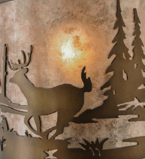  RUSTIC LODGE RUSTIC OR MOUNTIAN GREAT ROOM ANIMALS MICA