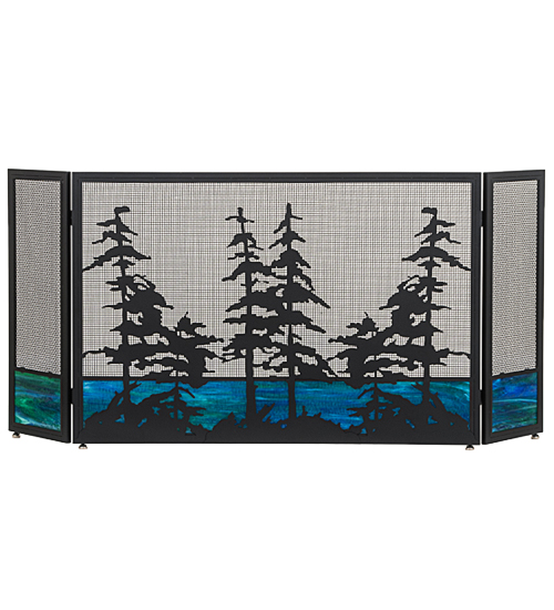  RUSTIC LODGE RUSTIC OR MOUNTIAN GREAT ROOM ART GLASS