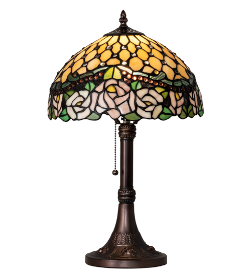  VICTORIAN FLORAL ART GLASS NOUVEAU