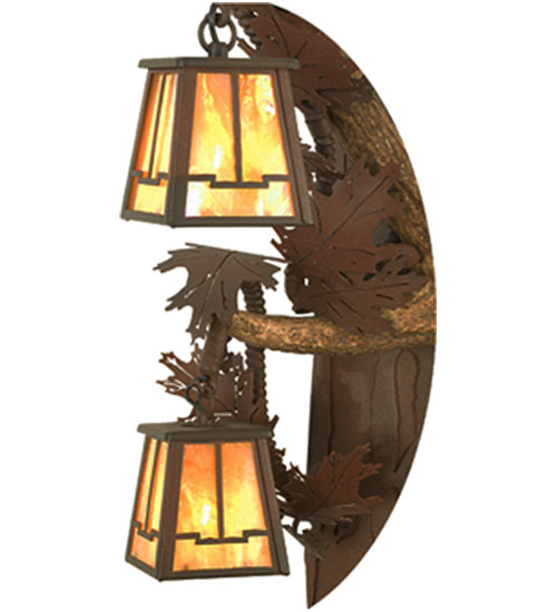  RUSTIC LODGE RUSTIC OR MOUNTIAN GREAT ROOM ART GLASS