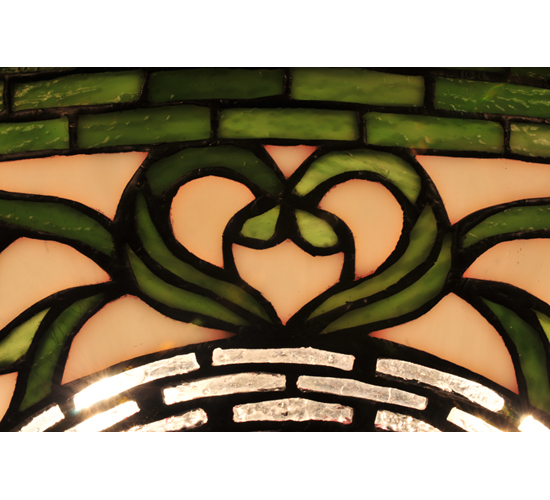  FLORAL ART GLASS NOUVEAU