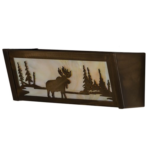  RUSTIC LODGE RUSTIC OR MOUNTIAN GREAT ROOM ART GLASS ANIMALS