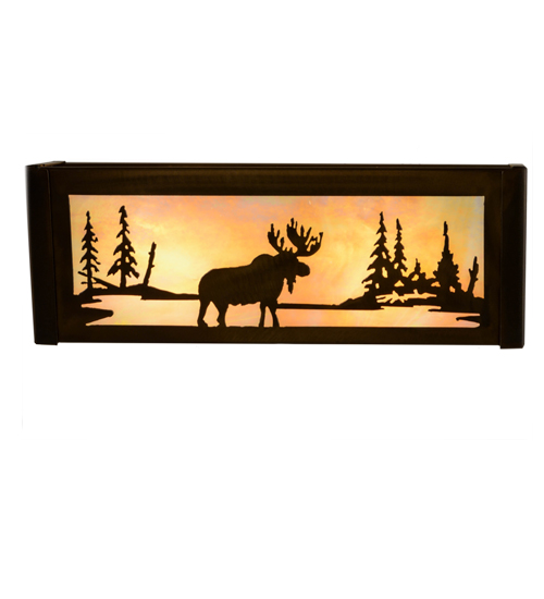  RUSTIC LODGE RUSTIC OR MOUNTIAN GREAT ROOM ART GLASS ANIMALS